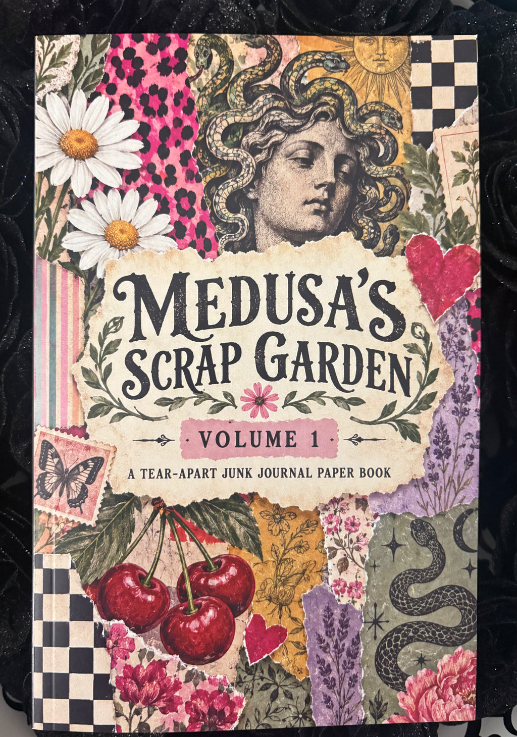 Medusa scrap garden-volume one / junk journal background paper book