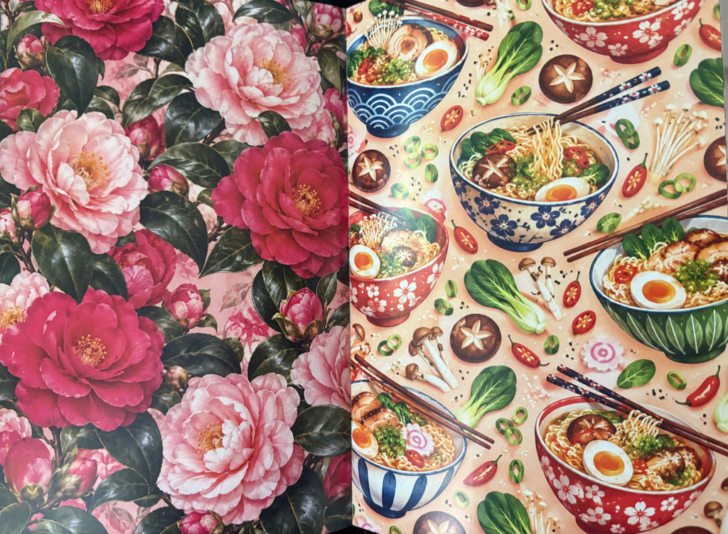 Medusa scrap garden-volume one / junk journal background paper book