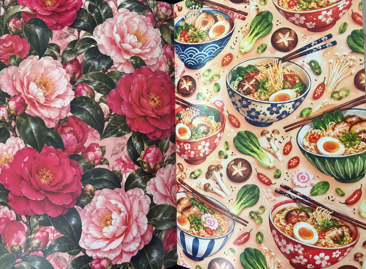 Medusa scrap garden-volume one / junk journal background paper book